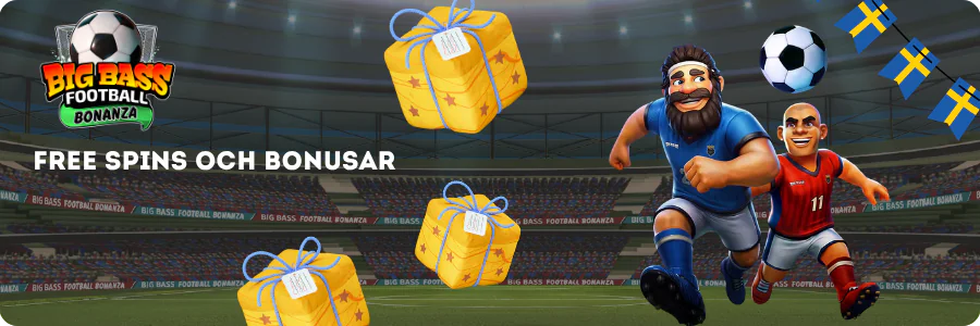 Big Bass Bonanza Football Pragmatic Play bonus free spins kampanj Sverige